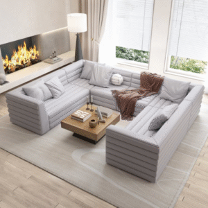 U-Shaped Sofa Deep Steam Clean